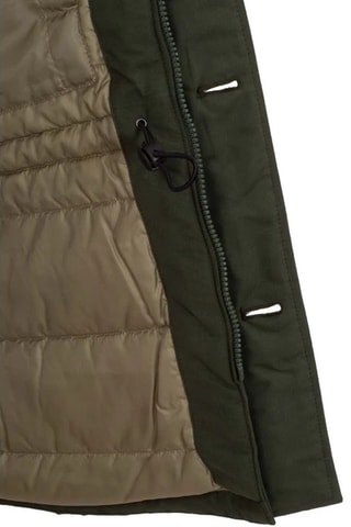 Chaqueta con capucha - Verde oscuro