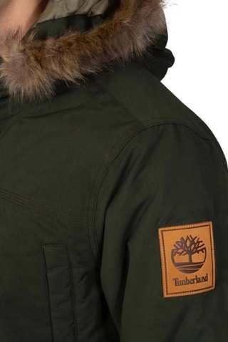 Chaqueta con capucha - Verde oscuro