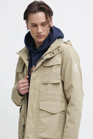 Chaqueta con capucha - Marrón