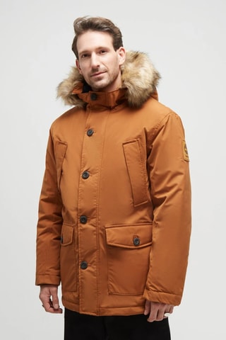 Chaqueta con capucha - Marrón