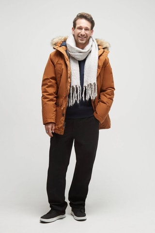 Chaqueta con capucha - Marrón