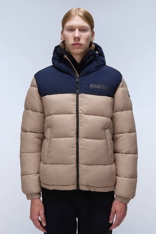 Anorak con capucha - Beige