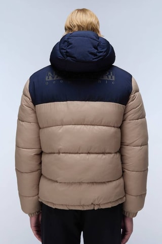 Anorak con capucha - Beige