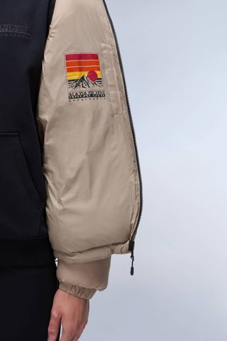 Anorak con capucha - Beige