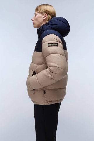 Anorak con capucha - Beige