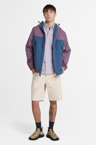 Chaqueta con capucha - Violeta
