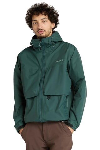 Impermeable con capucha - Verde oscuro
