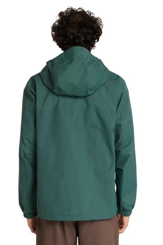 Impermeable con capucha - Verde oscuro