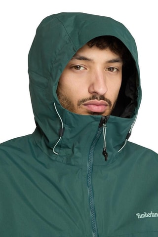 Impermeable con capucha - Verde oscuro