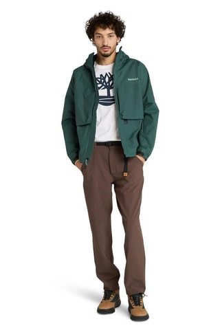 Impermeable con capucha - Verde oscuro