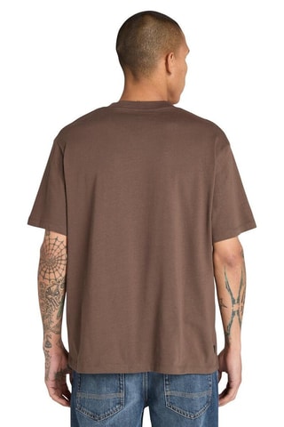Camiseta - Blanco y marrón