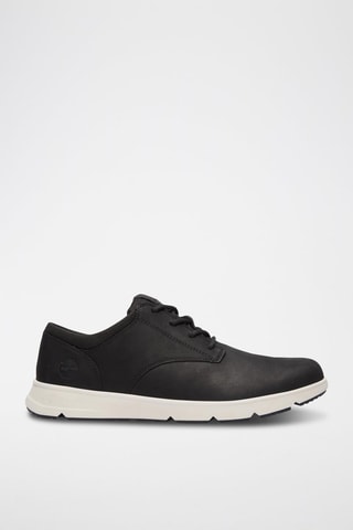 Zapatillas de nobuk Parker Street - Blanco y negro