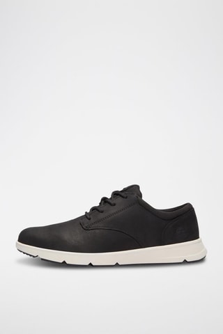 Zapatillas de nobuk Parker Street - Blanco y negro