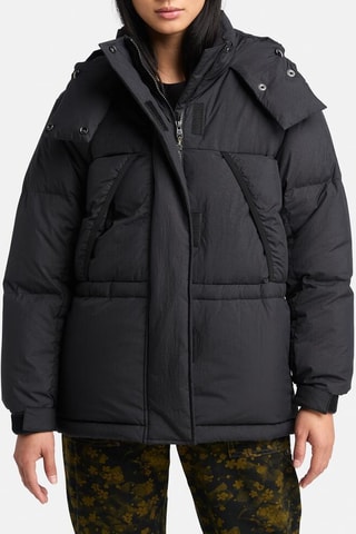 Anorak con capucha - Negro