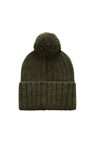 Gorro con borla Semiury 5 - Blanco, rojo y verde