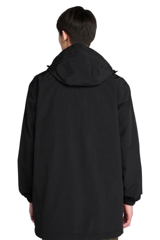 Parka con capucha - Negro