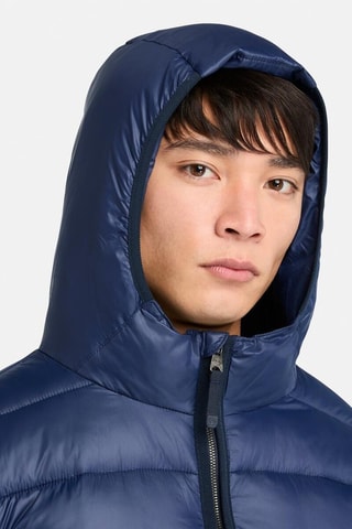 Anorak con capucha - Azul