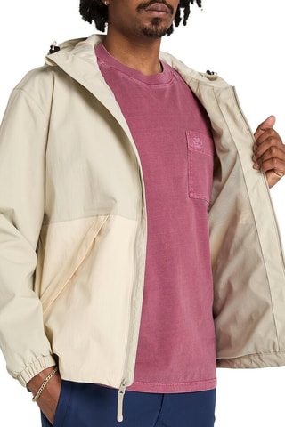 Impermeable con capucha - Beige