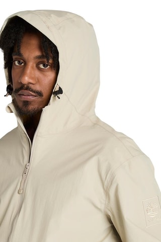 Impermeable con capucha - Beige