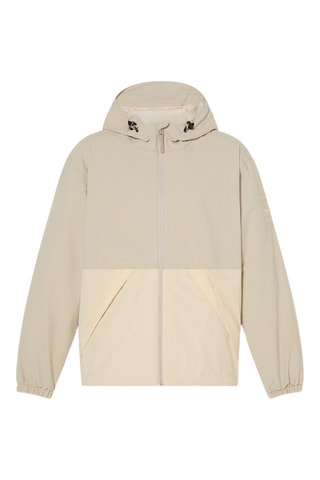 Impermeable con capucha - Beige
