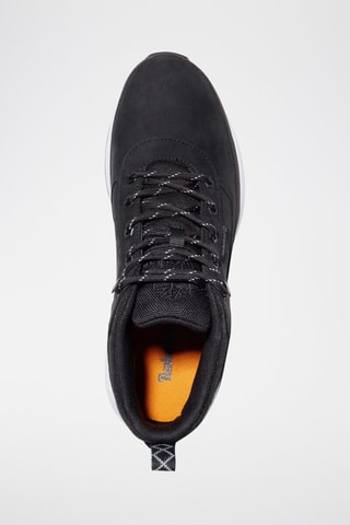 Zapatillas altas de piel - Negro