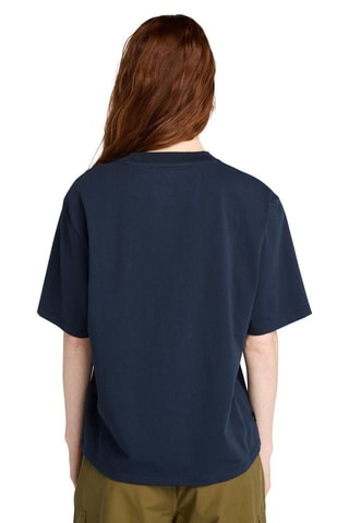 Camiseta - Blanco y azul