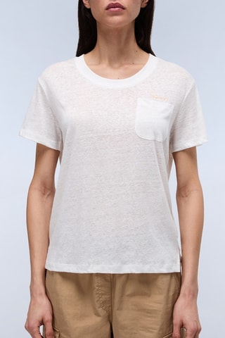 Camiseta de lino - Blanco