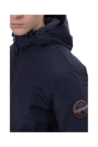 Chaqueta con capucha - Negro