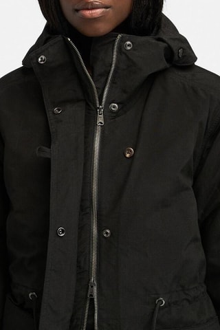 Chaqueta con capucha - Negro