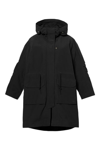 Chaqueta con capucha - Negro