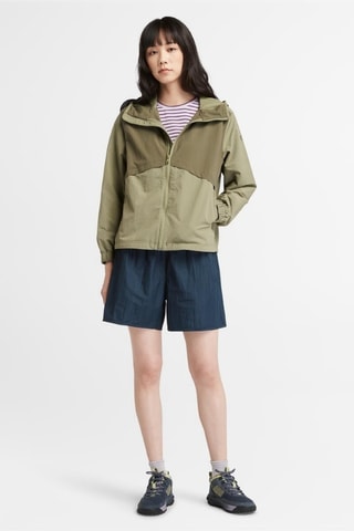 Chaqueta con capucha - Verde oscuro