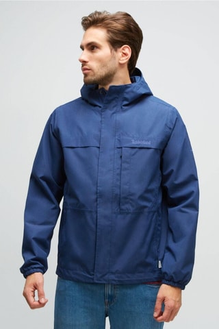 Chaqueta con capucha - Azul oscuro