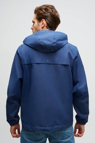 Chaqueta con capucha - Azul oscuro
