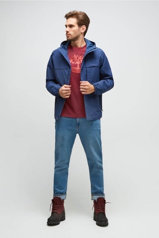 Chaqueta con capucha - Azul oscuro