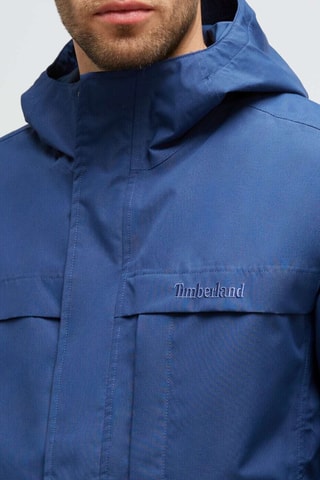 Chaqueta con capucha - Azul oscuro