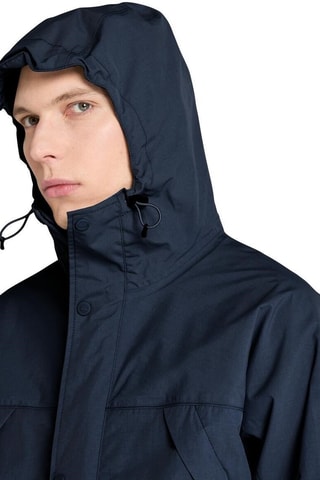 Chaqueta con capucha - Azul marino