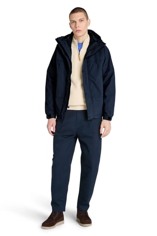 Chaqueta con capucha - Azul marino