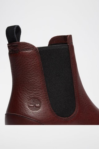 Botines Chelsea de piel - Negro y marrón