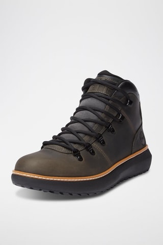 Botas de piel Hudson Road - Negro y marrón