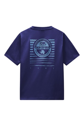 Camiseta relaxed Saley Ss - Azul