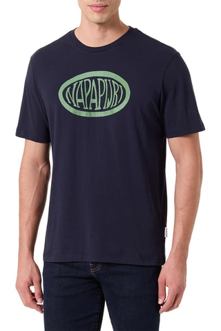 Camiseta relaxed Sine Ss - Azul marino