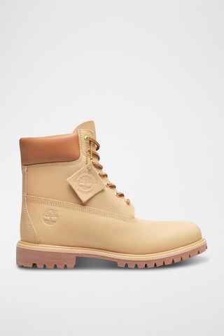 Botas de piel - Beige