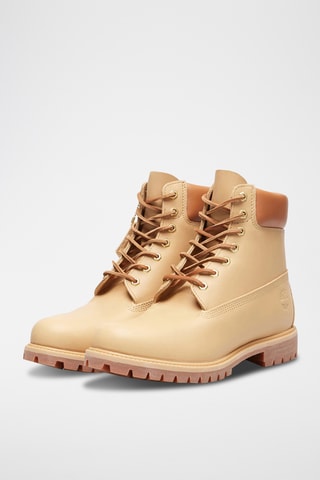 Botas de piel - Beige