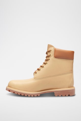 Botas de piel - Beige