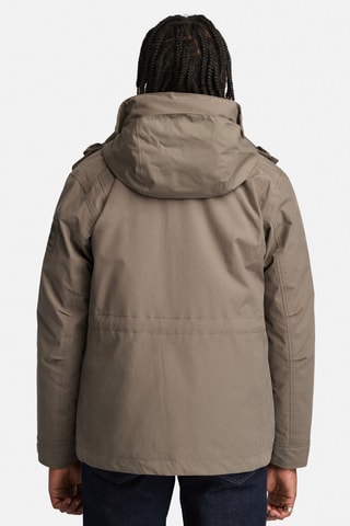 Chaqueta con capucha - Marrón