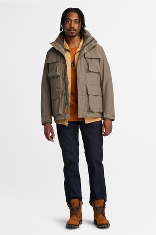 Chaqueta con capucha - Marrón