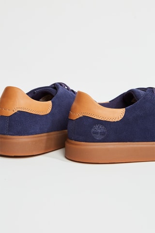 Zapatillas de piel - Azul marino