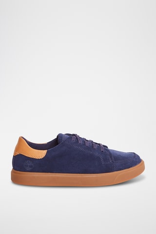 Zapatillas de piel - Azul marino