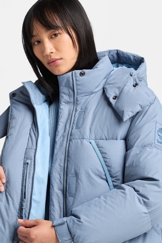 Chaqueta con capucha - Azul
