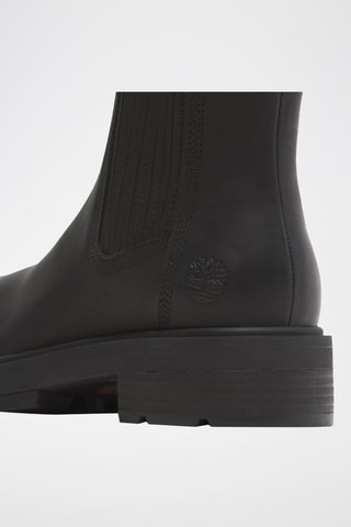Botines de piel - Negro